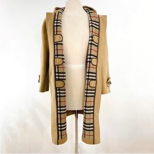 Burberry Brit classic toggle wool duffle coat EUC